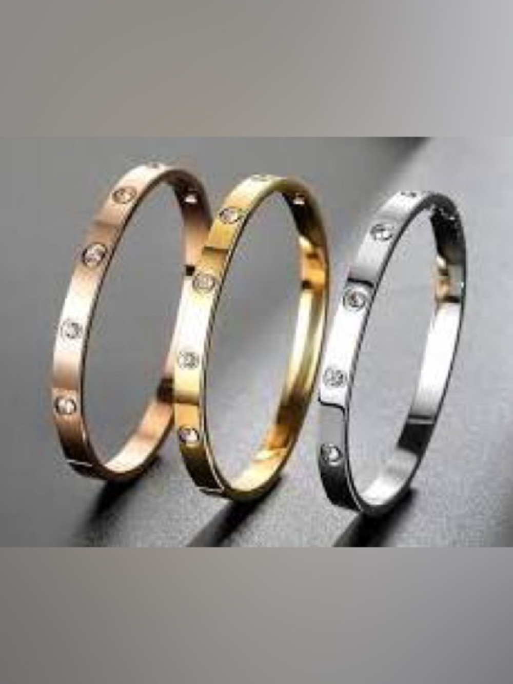 Women’s Bracelet Stack Gold, Rose Gold & Silver
